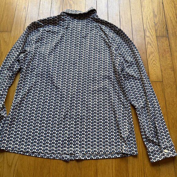 J.McLaughlin Size L Multi Geo Mod Catalina Cloth Long Sleeve Button-Up Shirt - Picture 16 of 16